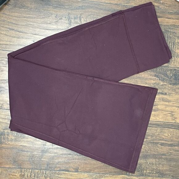 Athleta Leggings Womens XL Maroon Gym Hiking Yoga Elevation Flared Leggings - Picture 12 of 12